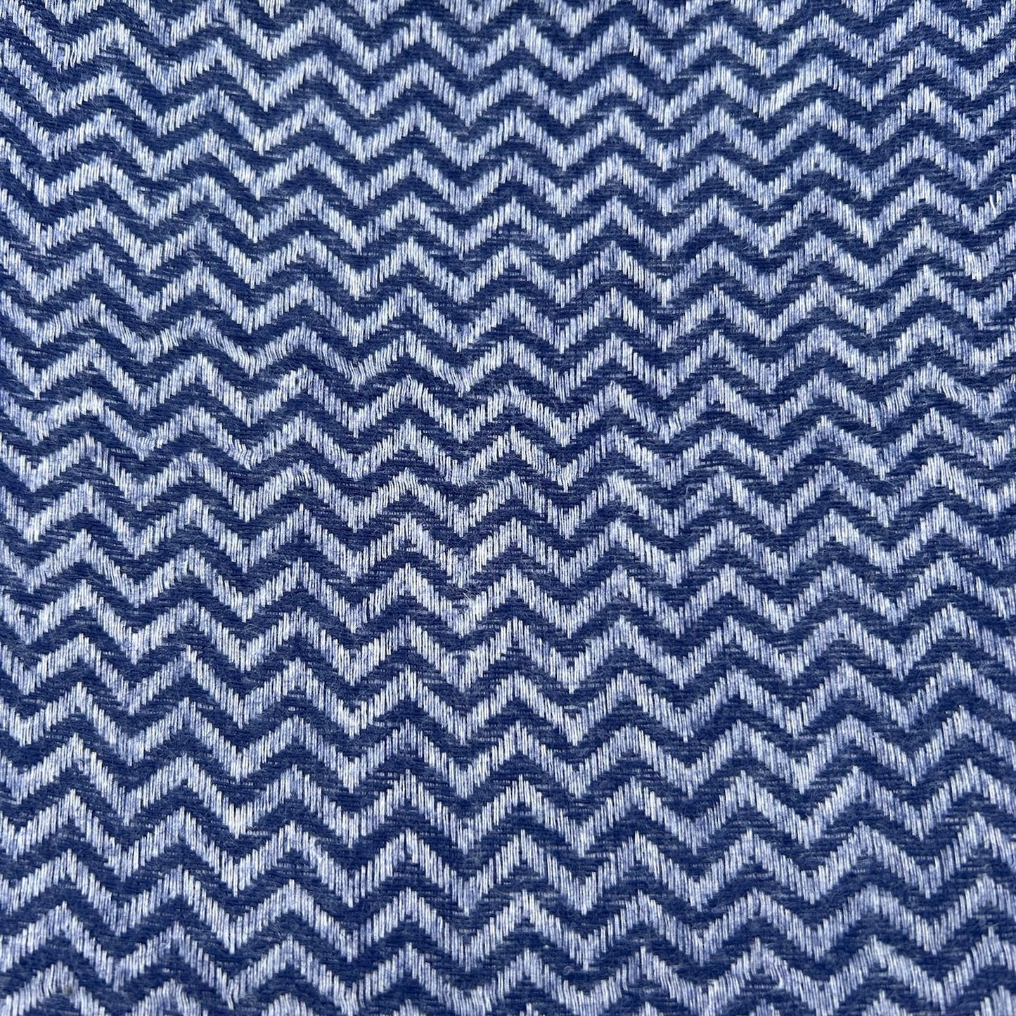 Blue Chevron Cashmere Wrap