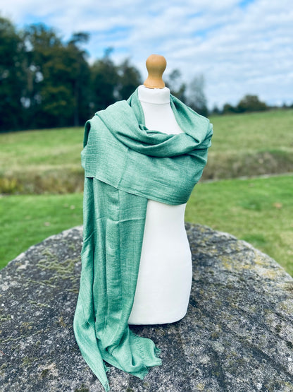 Jade Angora Scarf