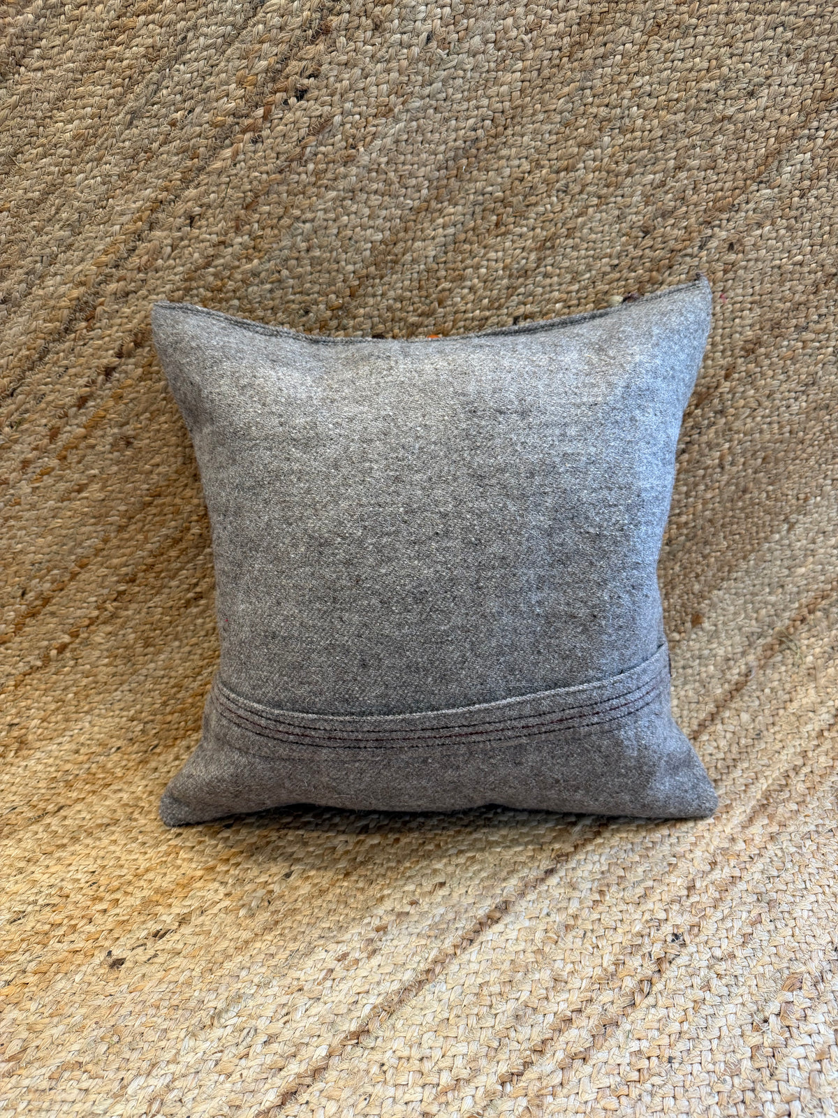 Paron Pewter Square Cushion Cover