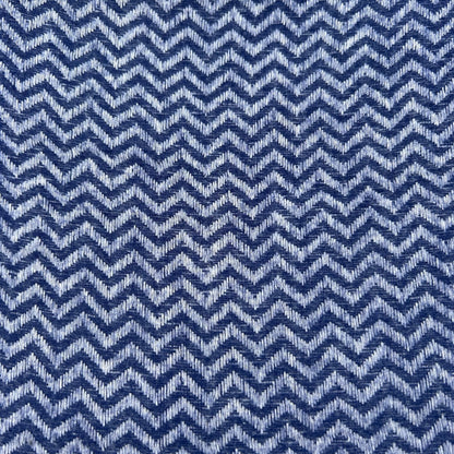 Blue Chevron Cashmere Wrap