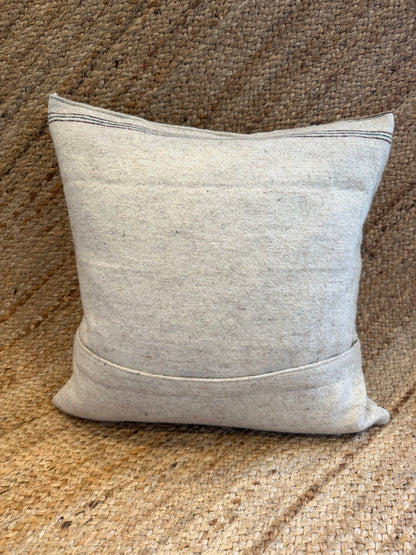 Inzar Ivory Square Cushion Cover