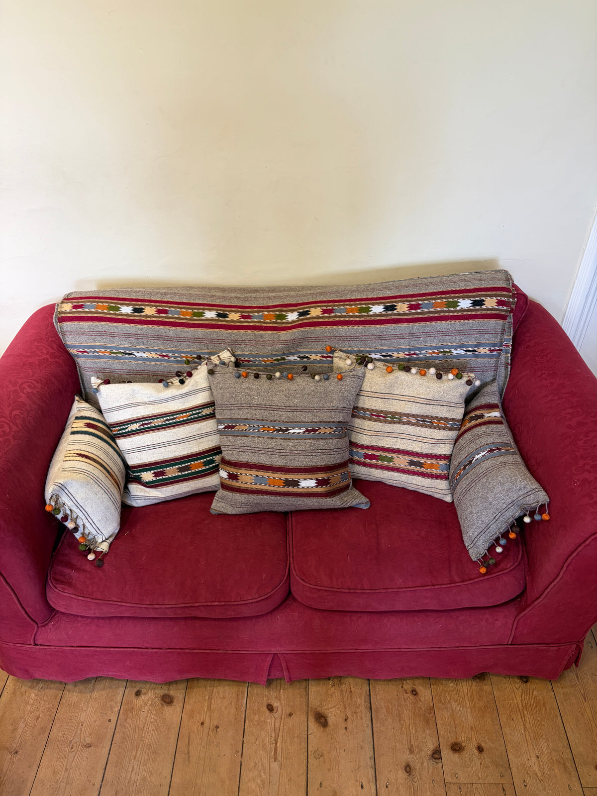 Paron Pewter Oblong Cushion Cover